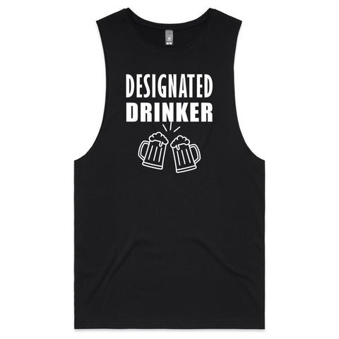 Designated drinker - Mens Tank Top Tee