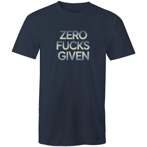 Zero fucks given - Mens T-Shirt