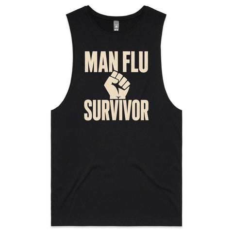 Man flu survivor - Mens Tank Top Tee