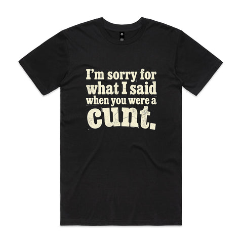 Im sorry cunt - AS Colour Staple Tee