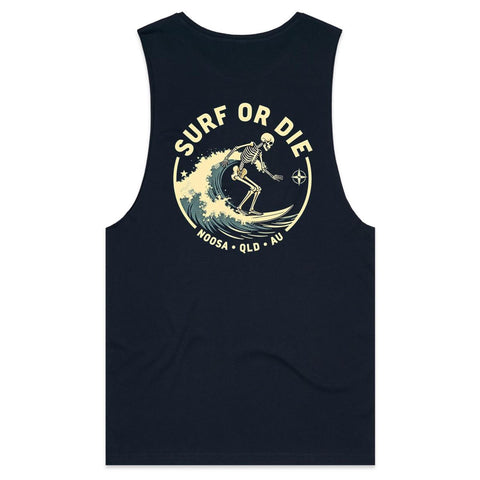 Surf or die - Mens Tank Top Tee