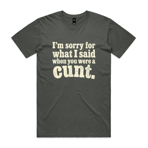 Im sorry cunt - AS Colour Staple Tee