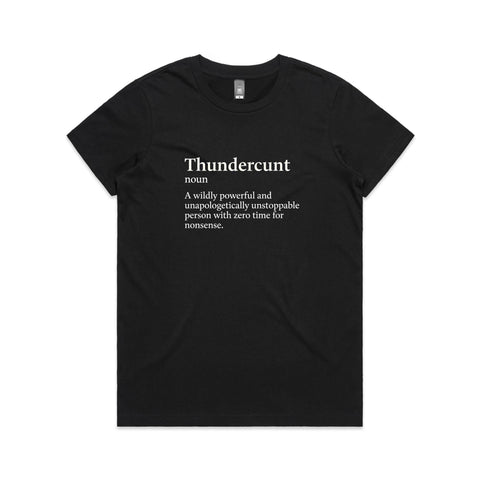 Thundercunt - Women's Maple Tee