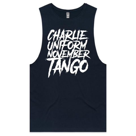 Charlie Unifrom November Tango - Mens Tank Top Tee