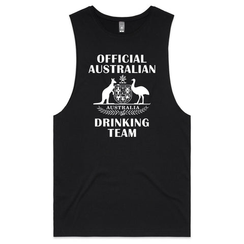 Official Australian drinking team - Mens Tank Top Tee