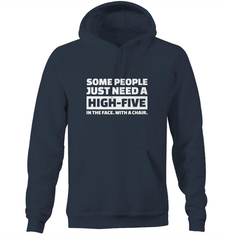 High five - Pocket Hoodie Sweatshirt