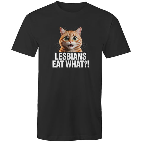 Lesbians eat what? - Mens T-Shirt