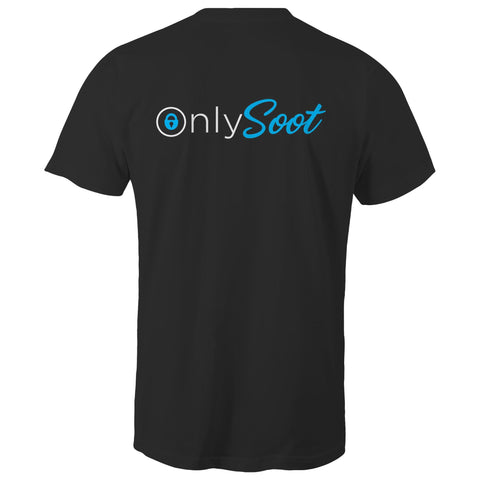 Only Soot (Back print) - Mens T-Shirt