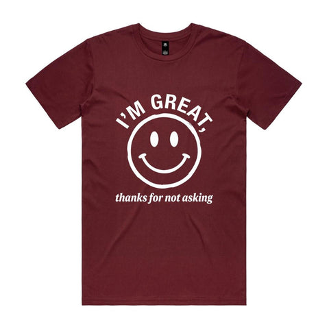 I'm great - AS Colour Staple Tee