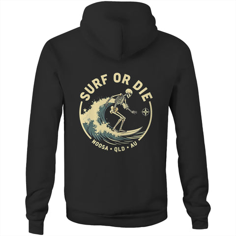 Surf or die - Pocket Hoodie Sweatshirt