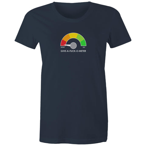 Give a fuck o meter - Women's Maple Tee