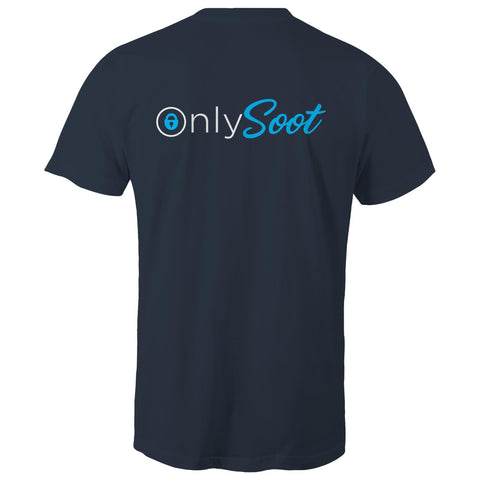 Only Soot (Back print) - Mens T-Shirt