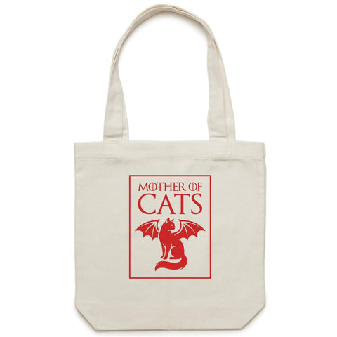 Mother of cats - Carrie - Canvas Tote Bag