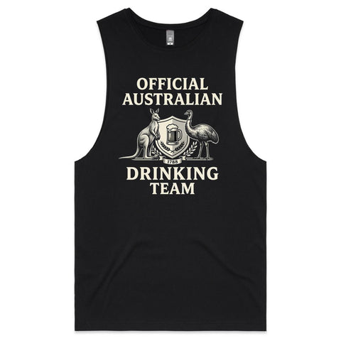 Official Australian drinking team - Mens Tank Top Tee