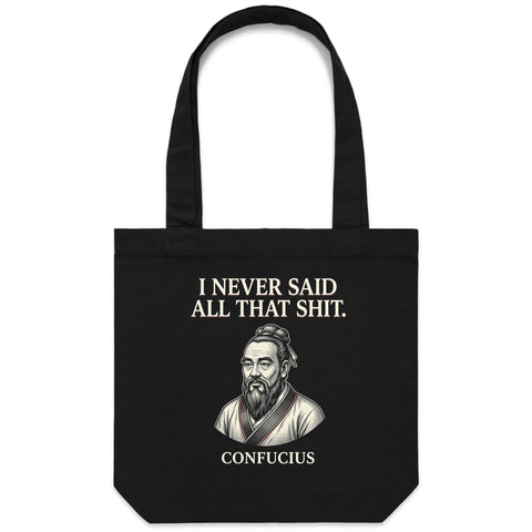 Confucius - Carrie - Canvas Tote Bag