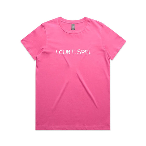 I cunt spel - Women's Maple Tee