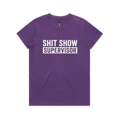 Shit show supervisor - Women's Maple Tee