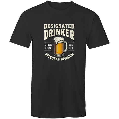 Designated drinker - Mens T-Shirt