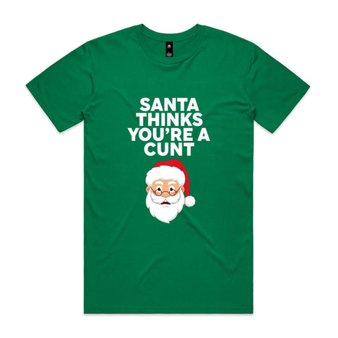 Santa thinks - original edition - AS Colour Staple Tee