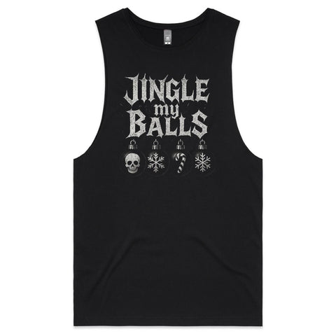 Jingle my balls BLACK - Mens Tank Top Tee
