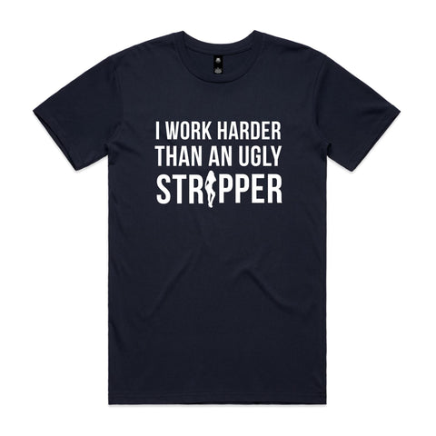 I work harder - AS Colour Staple Tee