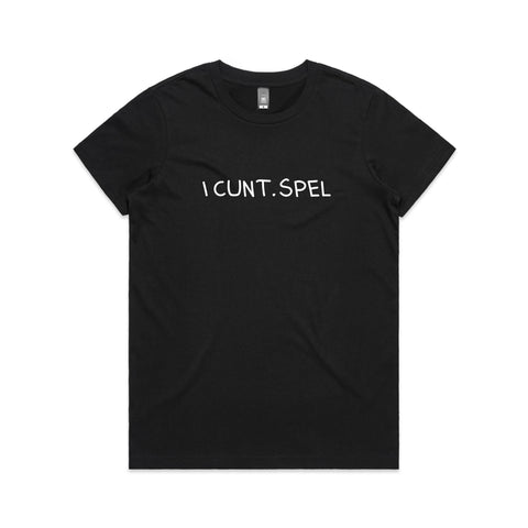 I cunt spel - Women's Maple Tee