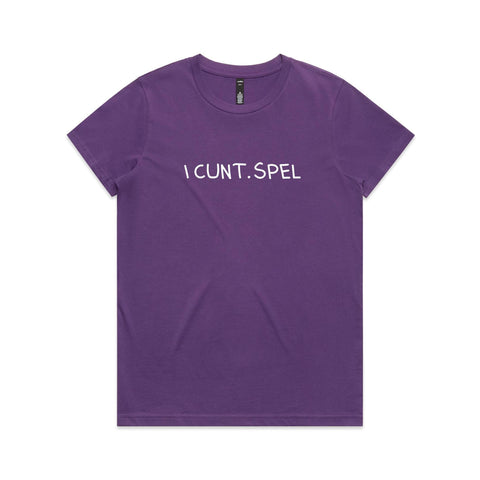 I cunt spel - Women's Maple Tee