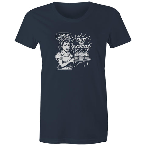 Shut the fucupcakes - Women's Maple Tee