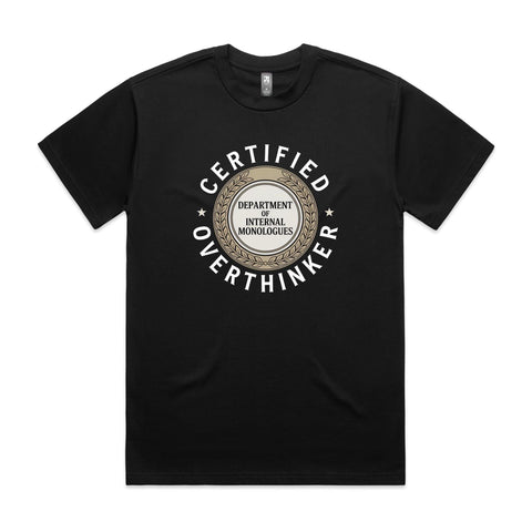 Certified Overthinker - AS Colour Heavy Tee