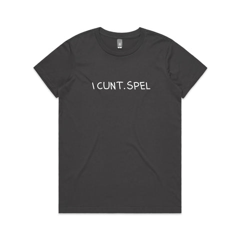 I cunt spel - Women's Maple Tee