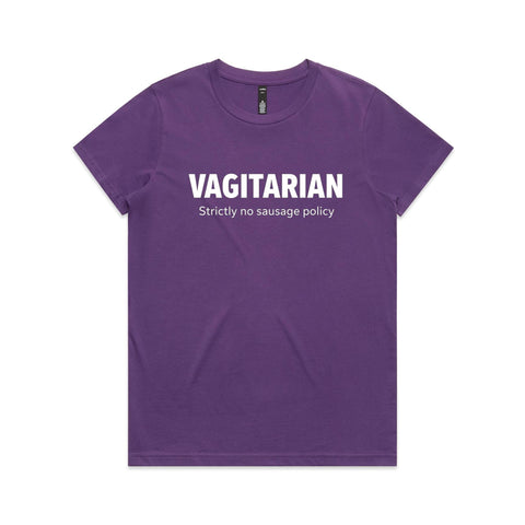 Vagitarian - Women's Maple Tee