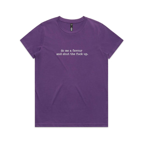 Do me a favour - Women's Maple Tee