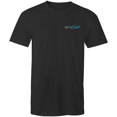Only Soot (Back print) - Mens T-Shirt