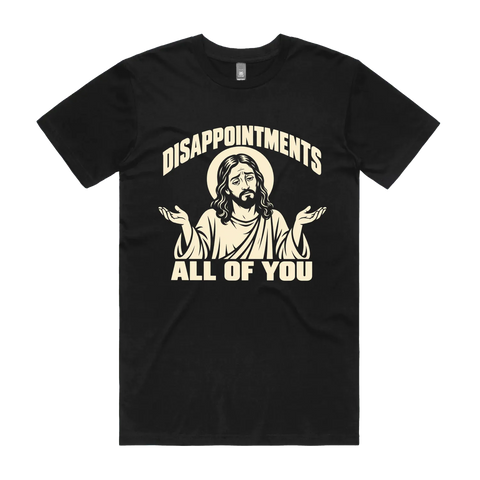 Disappointments Black front flat lay