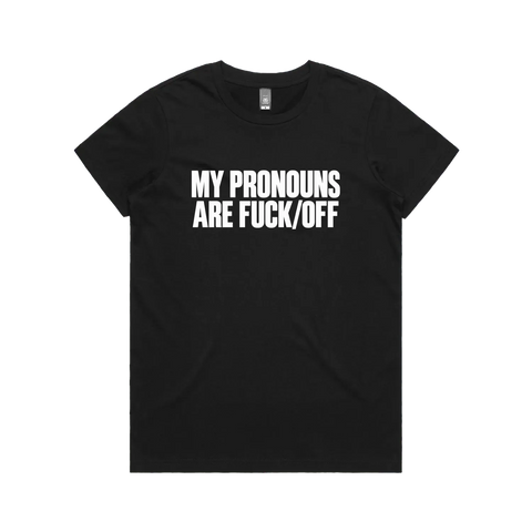 Black front flat lay