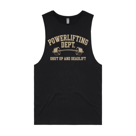 Black front flat lay
