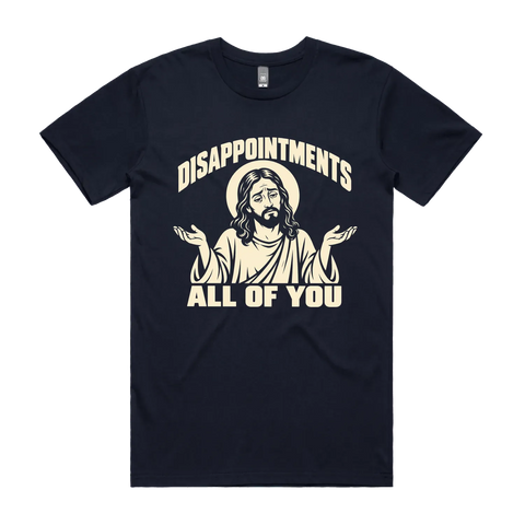 Disappointments Navy front flat lay