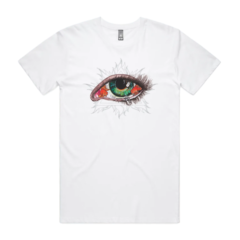 White front flat lay