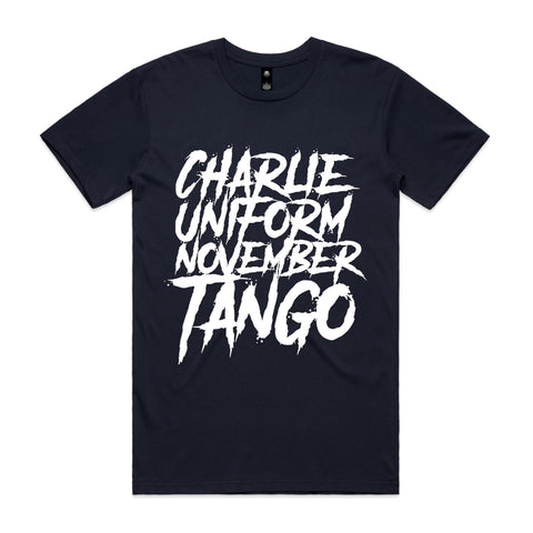 Charlie Uniform November Tango -  AS Colour Staple Tee