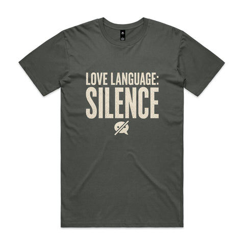 Love language silence - AS Colour Staple Tee