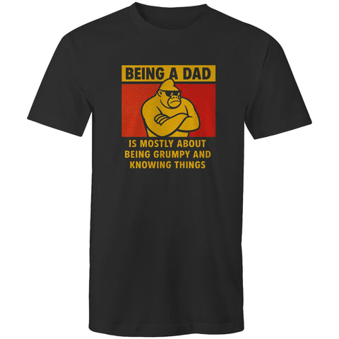 Being a dad is mostly - Mens T-Shirt