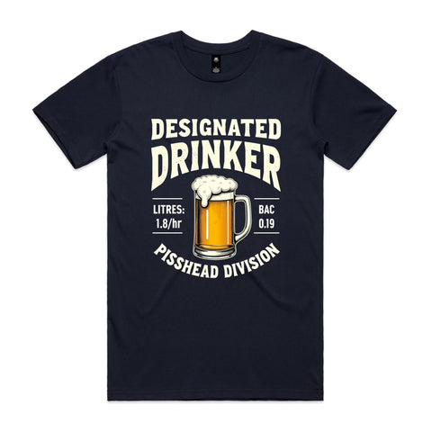 Designated drinker - AS Colour Staple Tee