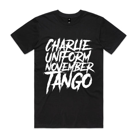Charlie Uniform November Tango -  AS Colour Staple Tee
