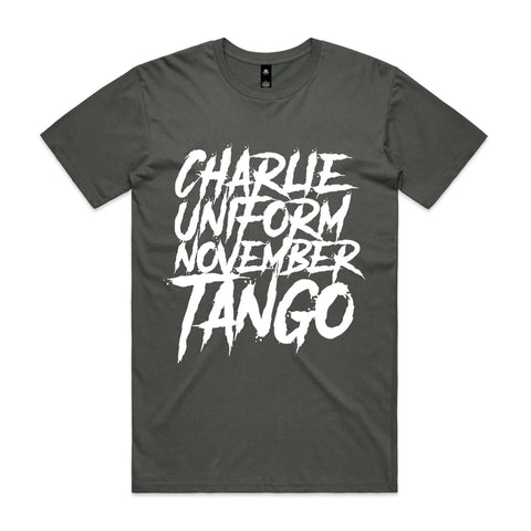 Charlie Uniform November Tango -  AS Colour Staple Tee