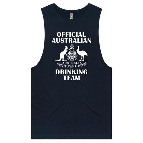 Official Australian drinking team - Mens Tank Top Tee