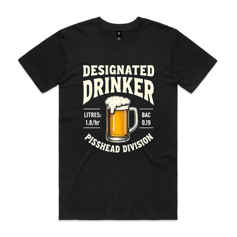 Designated drinker - AS Colour Staple Tee