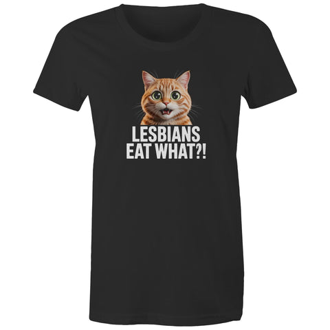 Lesbians eat what? - Women's Maple Tee