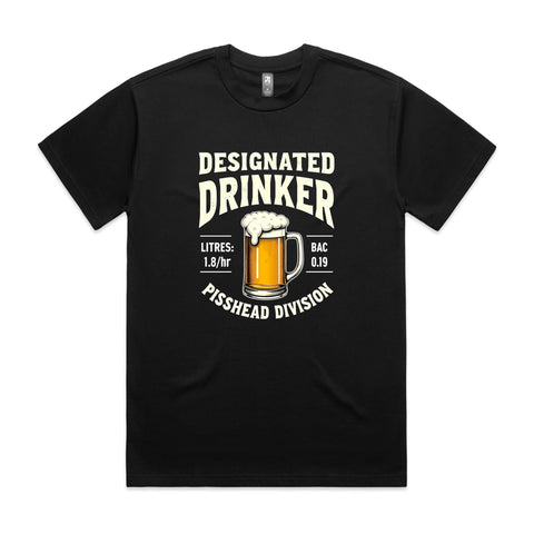 Designated drinker - AS Colour Heavy Tee