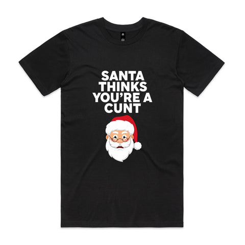 Santa thinks - original edition - AS Colour Staple Tee