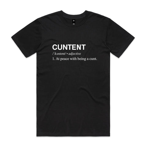 Cuntent - AS Colour Staple Tee